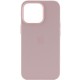 Чохол Silicone case (AAA) with Magsafe and Animation для Apple iPhone 13 Pro Max (6.7") Рожевий / Chalk Pink