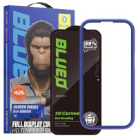 Захисне 3D скло Blueo Hot Bending New для Apple iPhone 17 / 17 Pro / 16 Pro (6.3") Чорний