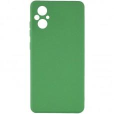 Силіконовий чохол Candy Full Camera для Xiaomi Poco M5 Зелений / Green