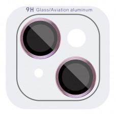 Захисне скло Metal Classic на камеру (в упак.) для Apple iPhone 15 (6.1") / 15 Plus (6.7") Рожевий / Pink