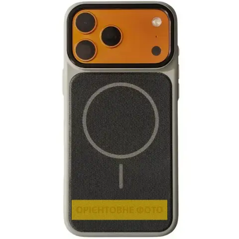 Чохол TPU TechWoven Hybrid with MagSafe для Apple iPhone 16 Pro Max (6.9") Grey / Black