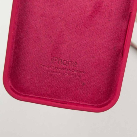 Чохол Silicone Case Full Protective (AA) для Apple iPhone 16 Pro (6.3") Червоний / Rose Red