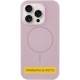 Чохол Silicone Case Full Protective (AA) NO LOGO with MagSafe для Apple iPhone 11 (6.1") Рожевий / Pink Sand