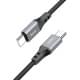 Дата кабель Hoco X86 Spear Type-C to Type-C 60W (1m) Black