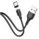 Дата кабель Hoco X52 "Sereno magnetic" USB to Type-C (1m) Чорний