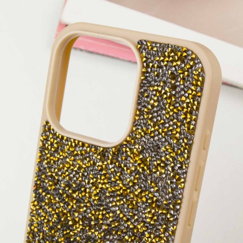 TPU чохол Bling World Rock Diamond для Apple iPhone 12 Pro Max (6.7") Золотий