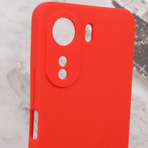 Чохол Silicone Cover Lakshmi Full Camera (AAA) with Logo для Xiaomi Redmi 13C / Poco C65 Червоний / Red