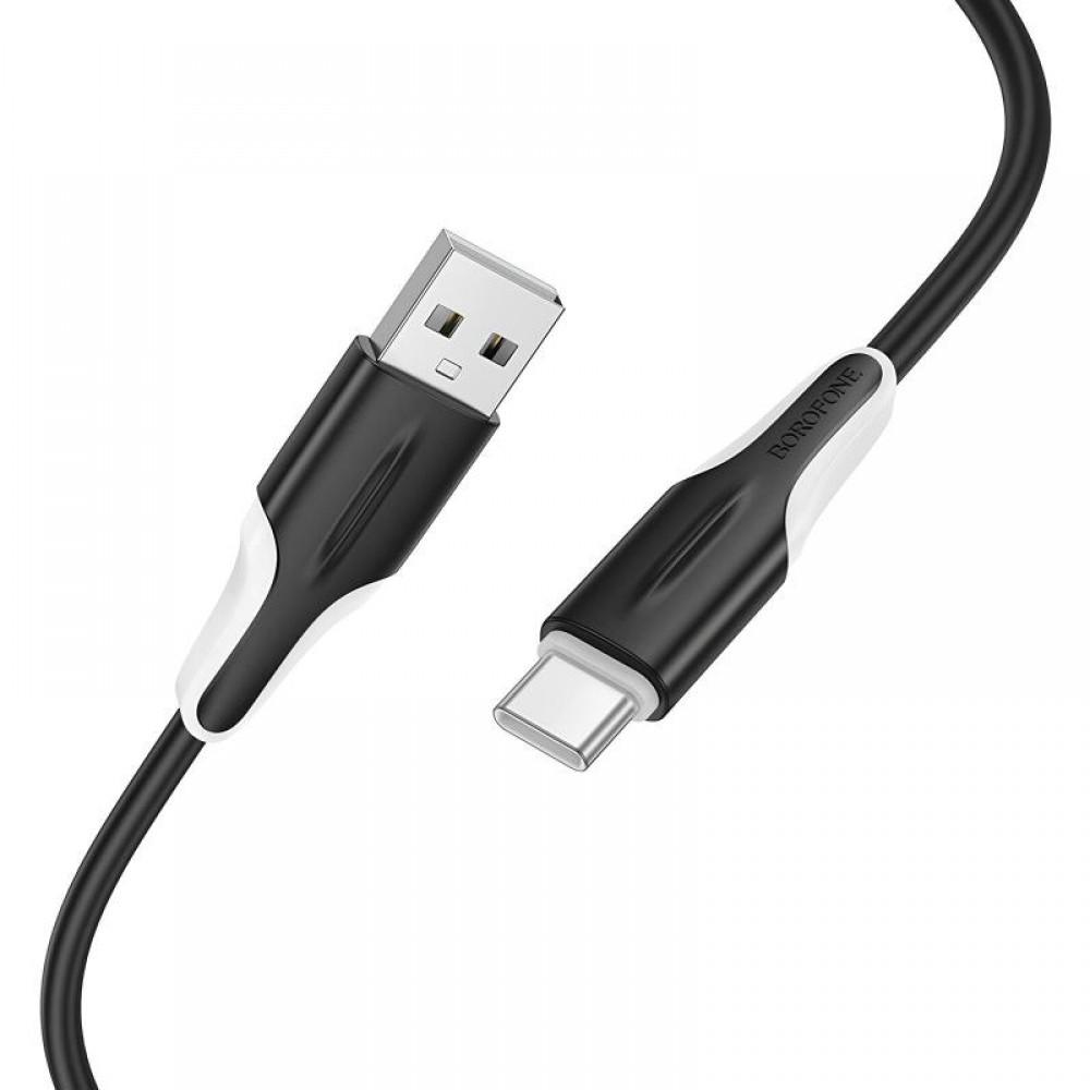 Дата кабель Borofone BX119 New USB to Type-C 3A (1m) Black