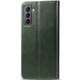 Шкіряний чохол-книжка GETMAN Gallant (PU) для Samsung Galaxy S23 FE Зелений