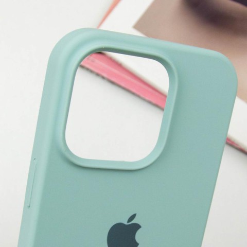 Чохол Silicone Case Full Protective (AA) для Apple iPhone 14 Pro (6.1") Бірюзовий / Beryl