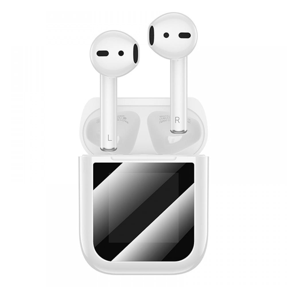 Бездротові TWS навушники Hoco EW80 Magnificent with Touch Screen White