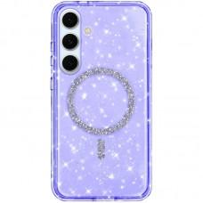 Чохол TPU Eclipse Sparkle (MagFit) для Samsung Galaxy S25+ Purple