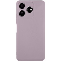 Чохол TPU GETMAN Liquid Silk Full Camera для ZTE Nubia V60 Сірий / Lavender