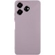 Чохол TPU GETMAN Liquid Silk Full Camera для ZTE Nubia V60 Сірий / Lavender