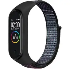 Ремінець Nylon New для Xiaomi Mi Band 3/4/5/6/7 Dark Purple