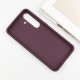 TPU чохол Bonbon Metal Style для Samsung Galaxy S23 Бордовий / Plum
