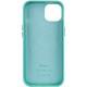 Шкіряний чохол Leather Case (AA Plus) with MagSafe для Apple iPhone 12 Pro Max (6.7") Ice