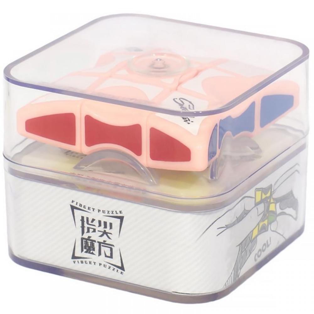 Дитяча інтерактивна головоломка Rubik's Cube Fingertips Spinner Coral