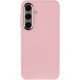 TPU чохол Bonbon Metal Style для Samsung Galaxy S24 / S25 Рожевий / Light pink