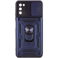 Чохол Ummi Camshield Serge Ring для Samsung Galaxy A03s Синій / Navy