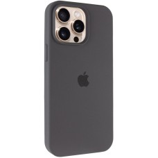 Чохол Silicone Case Full Protective (AA) для Apple iPhone 14 Pro (6.1") Сірий / Dark Gray