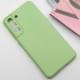 Чохол TPU GETMAN Liquid Silk Full Camera для Samsung Galaxy S21 Зелений / Pistachio