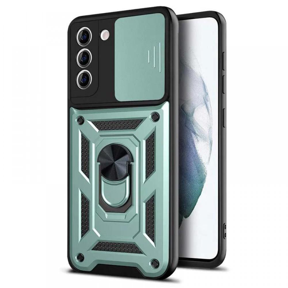 Чохол Ummi Camshield Serge Ring для Samsung Galaxy S22 Зелений