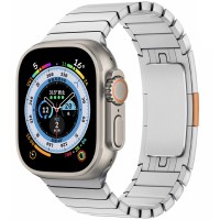 Ремінець Steel для Apple Watch 38/40/41/42mm(ser.10) (140-190mm) Silver