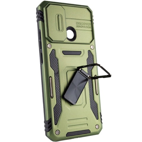 Ударостійкий чохол Camshield Army Ring для Xiaomi Redmi 10C Оливковий / Army Green