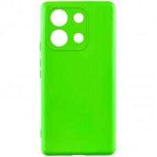 Чохол TPU GETMAN Liquid Silk Full Camera для Xiaomi Redmi Note 13 4G Салатовий / Neon Green