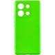 Чохол TPU GETMAN Liquid Silk Full Camera для Xiaomi Redmi Note 13 4G Салатовий / Neon Green