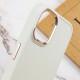 TPU чохол Bonbon Metal Style для Apple iPhone 12 Pro Max (6.7") Білий / White