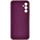 Чохол Silicone Cover Lakshmi Full Camera (AAA) для Samsung Galaxy S24 FE Бордовий / Plum