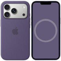 Чохол Silicone case (AAA) with Magsafe and Animation для Apple iPhone 17 Pro (6.3") Purple Fog
