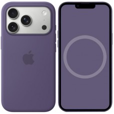 Чохол Silicone case (AAA) with Magsafe and Animation для Apple iPhone 17 Pro (6.3") Purple Fog