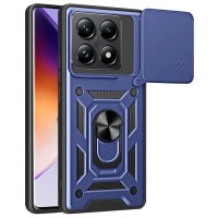 Чохол Ummi Camshield Serge Ring для Xiaomi 14T Pro Синій / Navy