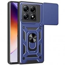 Чохол Ummi Camshield Serge Ring для Xiaomi 14T Pro Синій