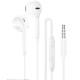 Навушники Borofone BM100 Fuente universal with microphone (3.5mm/1.2m) White
