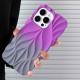 TPU чохол Leaf для Apple iPhone 16 Pro (6.3") Violet / Grey