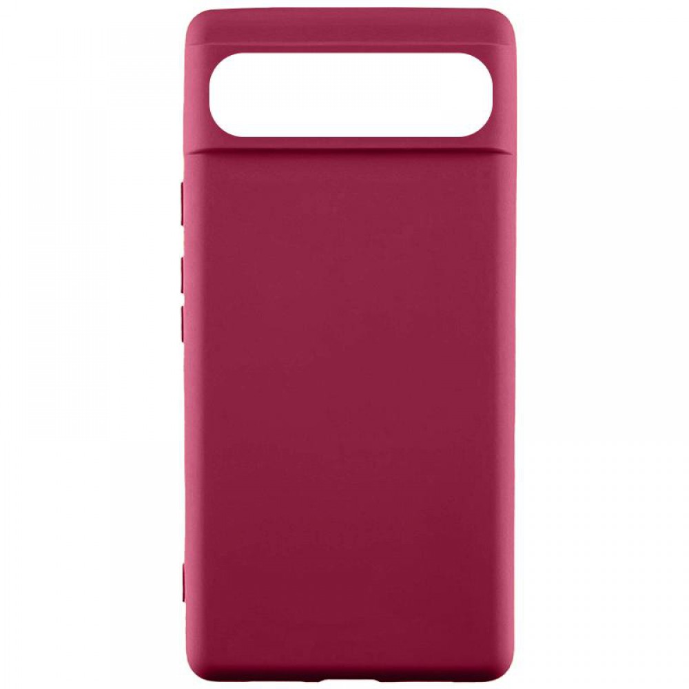 Чохол TPU GETMAN Liquid Silk для Google Pixel 7a Бордовий / Marsala