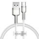 Дата кабель Baseus Cafule Metal Data USB to Type-C 66W (2m) (CAKF0002) White