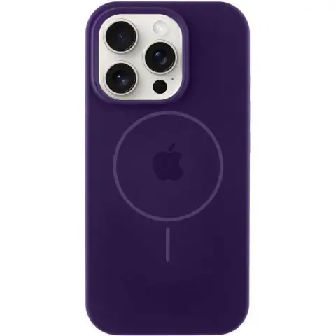 Чохол Silicone Case Full Protective (AA) with MagSafe для Apple iPhone 14 Pro (6.1") Фіолетовий / Amethyst