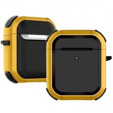 Футляр протиударний Black ed. для навушників Airpods 1/2 Yellow