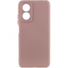 Чохол Silicone Cover Lakshmi Full Camera (A) для Oppo A17 Рожевий / Pink Sand