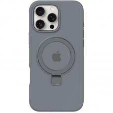 Чохол Silicone Case Full Protective with Ring для Apple iPhone 16 Pro (6.3") Grey