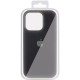 Чохол Silicone Case (AA) Logo with MagSafe для Apple iPhone 14 Pro Max (6.7") Чорний / Black