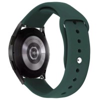 Силіконовий ремінець Sport для Smart Watch 22mm Зелений / Forest green