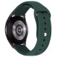Силіконовий ремінець Sport для Smart Watch 22mm Зелений / Forest green