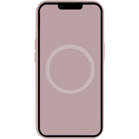 Чохол Silicone case (AAA) with Magsafe and Animation для Apple iPhone 13 Pro Max (6.7") Рожевий / Chalk Pink