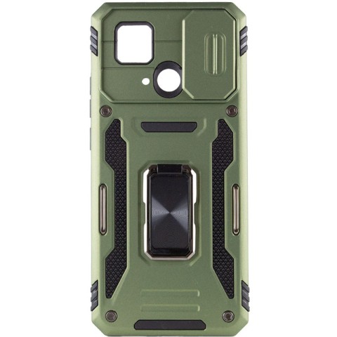 Ударостійкий чохол Camshield Army Ring для Xiaomi Redmi 10C Оливковий / Army Green